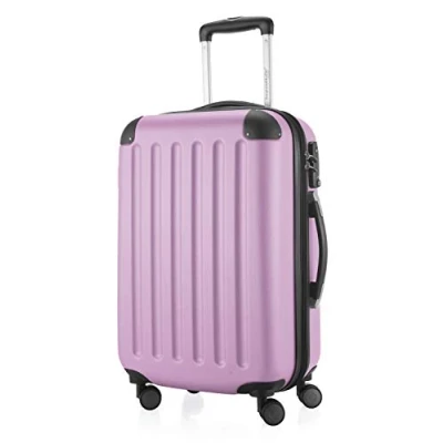 Abbildung von HAUPTSTADTKOFFER SPREE Handgepäck Hartschalen Koffer Trolley Rollkoffer Reisekoffer, 4 Doppel Rollen, 55 cm, 42 L, Flieder