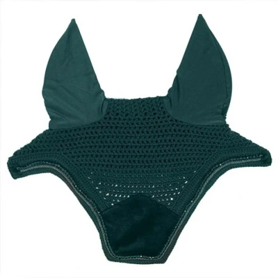 Abbildung von Kentucky Ohrnetz Wellington Velvet Pearls Pine Green Warmblut