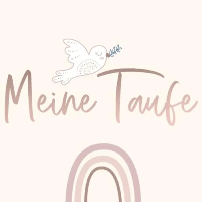 Abbildung von Meine Taufe rosa Taufbuch Taufgeschenk Taufgästebuch Erinnerungsalbum mit Fragen und Platz für Fotos: 80 Seiten; 21 cm x