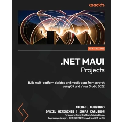 Abbildung von .NET MAUI Projects: Build multi platform desktop and mobile apps from scratch using C# Visual Studio 2022