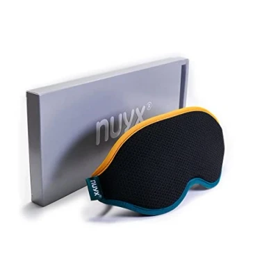 Abbildung von NUYX® 3D Schlafmaske/Abdunkelnde Schlafbrille/Super Comfy Augenmaske/Augenbinde (Eclipse Black)