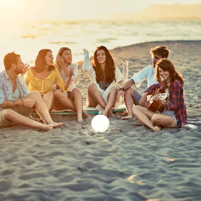 Abbildung von easy! BY FHL Außen Tischleuchte »Busso«, 1 flammig, Leuchtmittel LED Modul fest integriert, LED,MobilesLicht,Akkulampe,Farbwechsel,Solar,Dämmerungssensor