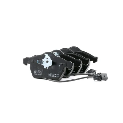 Abbildung von BOSCH 0 986 494 050 Bremsbelagsatz Low Metallic mit integriertem Verschleißsensor Kolbenclip, Anti Quietsch Blech AUDI: A4 B6 Avant kfzteile,