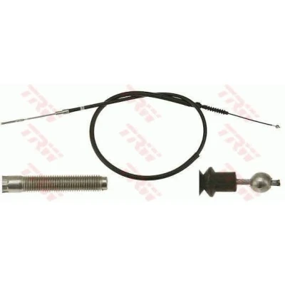 Abbildung von TRW GCH1510 Handbremsseil 1620, 1220 Scheibenbremse VOLKSWAGEN: GOLF 2, Jetta Scirocco II kfzteile, mister auto, atp autoteile, kfzteile24