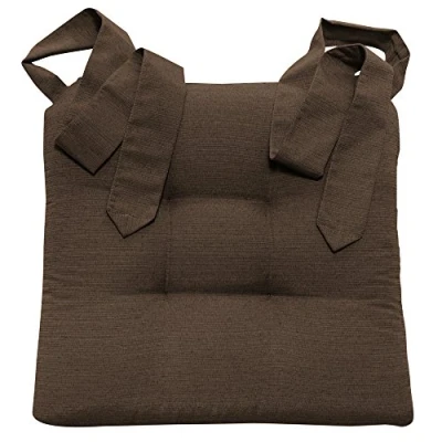 Abbildung von JEMIDI Stuhlkissen Sitzpolster 42x46x7cm Indoor Outdoor Sitzkissen extra dick Sitzauflage mit Schleifenband für Esszimmer Stuhl Gartenstuhl