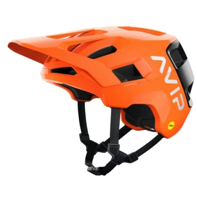 Abbildung von POC Unisex Erwachsene Kortal Race MIPS Helm, Fluorescent Orange AVIP/Uranium Black Matt, S (51 54cm)