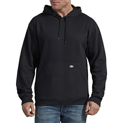 Abbildung von Dickies Herren Big Tall Pullover Hoodie Fleece Jacke, schwarz, 4X Large