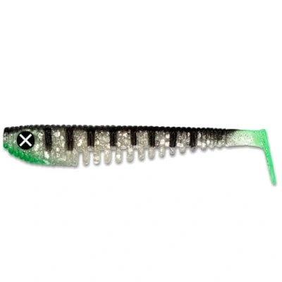 Abbildung von Monkey Lures King Lui Shad Salted Perch 10cm (5 Stück) Gummifisch
