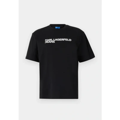 Abbildung von Karl Lagerfeld Jeans Essential TEE Tshirt print, Damen, Größe: Medium, Black