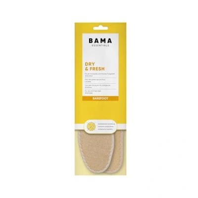 Abbildung von Bama Dry &amp; Fresh hochwertige Barfuß Einlegesohlen atmungsaktive Schuheinlagen für den Sommer antibakterielle Wirkung dank Silberionen 1 Paar (40/41EUR)