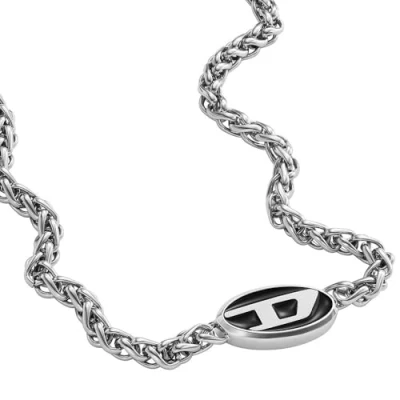 Abbildung von Diesel Halskette silvercoloured, Herren, Größe: One Size, Silver coloured