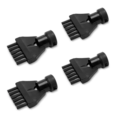 Abbildung von kärcher Original Fugenbürstenset mit 4 Bürsten, für alle SC EasyFix und Deluxe Dampfreiniger, schwarz