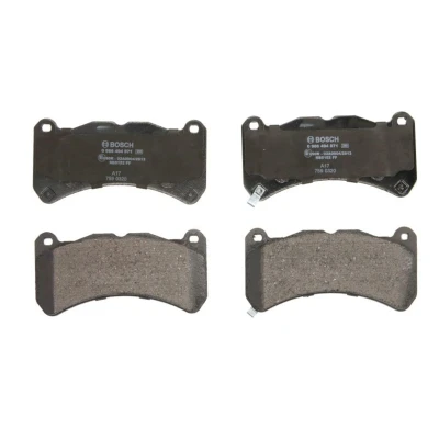 Abbildung von BOSCH 0 986 494 871 Bremsbelagsatz Low Metallic mit akustischer Verschleißwarnung Anti Quietsch Blech LEXUS: IS 2