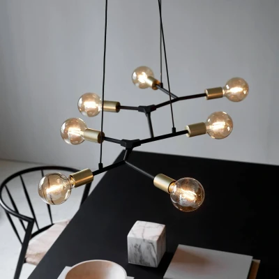 Abbildung von Nordlux Hängeleuchte »JOSEFINE«, 7 flammig, Leuchtmittel E27 ohne Leuchtmittel, Messing Applikationen, außerordentliches Design