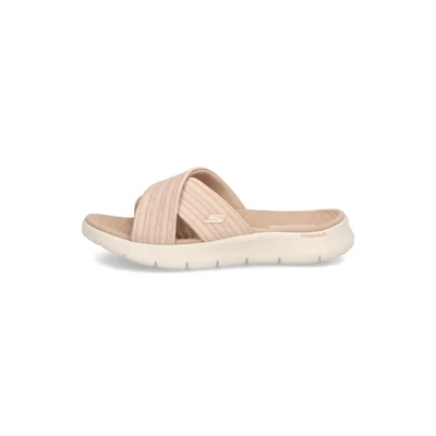 Abbildung von Skechers Damen GO Walk Flex Impressed Schiebe Sandalen, Taupe, 37 EU