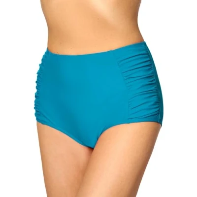 Abbildung von Merry Style Damen Bikinislip MS10 119 Bikinihose Bauch Weg Effekt (Blau (6046), 42)