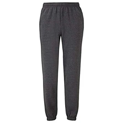 Abbildung von Fruit of the Loom Herren Jogger Sporthose, Dunkelgrau meliert, XXL