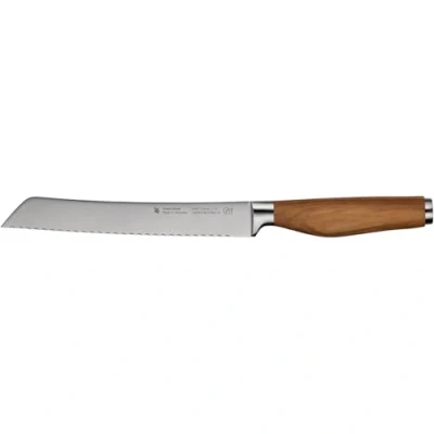 Abbildung von WMF Brotmesser »Grand Wood«, (1 tlg.), 19 cm, Olivenholzgriff, handgeschmiedeter Spezialklingenstahl