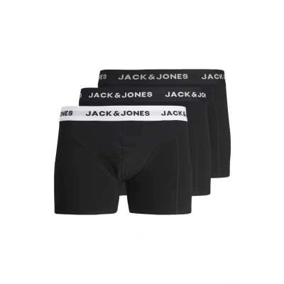 Abbildung von Jack &amp; Jones Solid 3ER PACK Boxerbriefs, Herren, Größe: Small, Schwarz