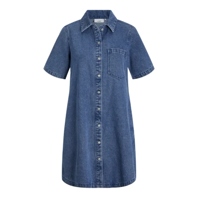 Abbildung von JJXX Jxamara Dress Jeanskleid, Damen, Größe: XS, Medium blue denim