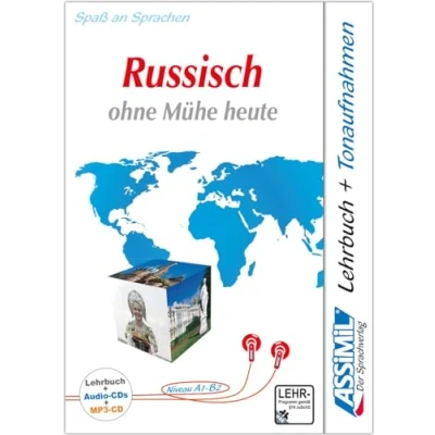 Abbildung von ASSiMiL Russisch ohne Mühe heute Audio Sprachkurs Plus Niveau A1 B2: Selbstlernkurs in deutscher Sprache, Lehrbuch + 4 CDs 1 mp3 CD: ... CD (Senza sforzo)