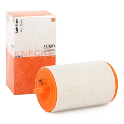 Abbildung von MAHLE ORIGINAL LX 3251 Luftfilter 234,5, 236 120,0, 130 Filtereinsatz MINI: Countryman, Clubman, Hatchback