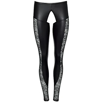 Abbildung von Leggings ouvert mit Spitzeneinsätzen