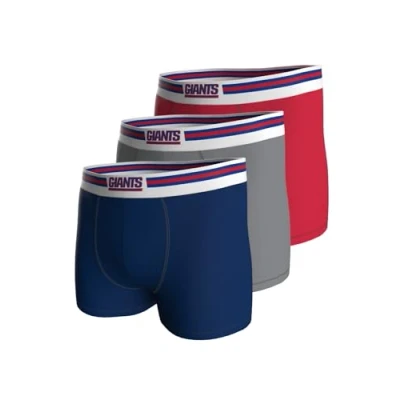 Abbildung von New York Giants 3pk Boxers BLU/MGR/RED L