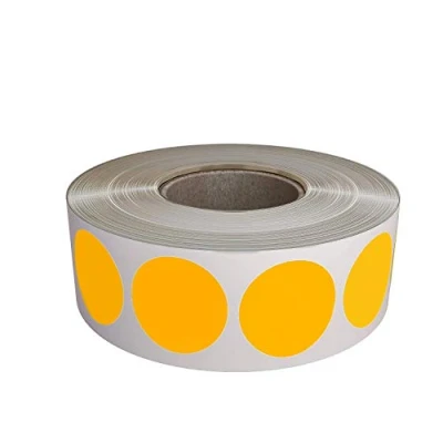 Abbildung von Klebepunkte Neon Orange 19 mm Sticker 1,9 cm 1050 Stück von Royal Green