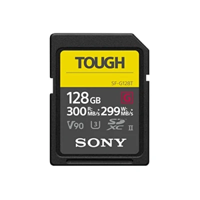 Abbildung von Sony SF G128T SD Speicherkarte (128 GB, UHS II, Tough, G Serie)