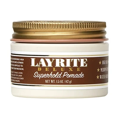 Abbildung von Layrite Superhold Pomade 42g Starker Halt Wasserlöslich Mittlerer Glanz