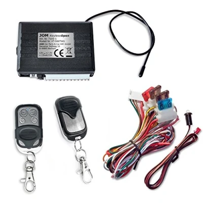 Abbildung von JOM Car Parts &amp; Hifi GmbH 7105 1 Keyless Open, Funkfernbedienung für vorhandene Original Zentralverriegelung, universal, mit 2 Mini Funksender Edelstahl