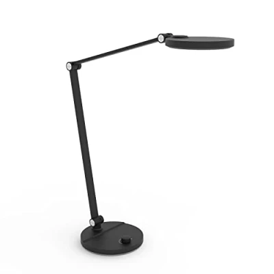 Abbildung von FeinTech LTL00120 LED Schreibtischlampe dimmbar mit Drehknopf weiß