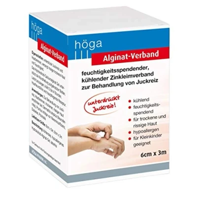 Abbildung von Alginat verband 8 cmx3 m kühlender Zinkleimverband