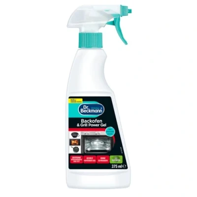 Abbildung von Dr. Beckmann Backofen &amp; Grill Power Gel Backofenreiniger mit Schnellwirkformel auch für Eingebranntes auf Pfannen und Kaminglas 375 ml