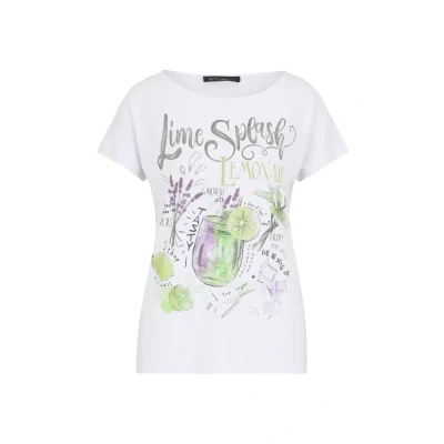 Abbildung von Betty Barclay Tshirt print, Damen, Größe: 38, White khaki