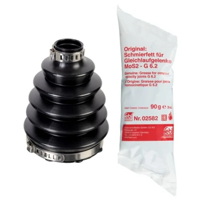 Abbildung von FEBI BILSTEIN 176124 Achsmanschette radseitig, Vorderachse links, rechts thermoplastische Polyester Elastomere VOLKSWAGEN: load up! Van