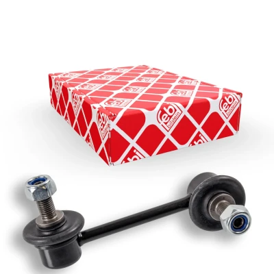 Abbildung von febi BILSTEIN 33918 Koppelstange 104 M10 x 1,25 Plus mit selbstsichernder Mutter Stahl schwarz MAZDA: RX 8, CX 7