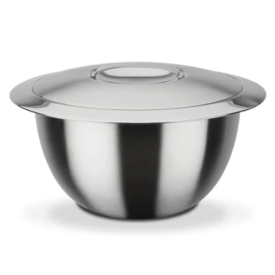 Abbildung von GSW 552387 Thermoschüssel mit Deckel, Edelstahl rostfrei ⌀20 cm, Silber