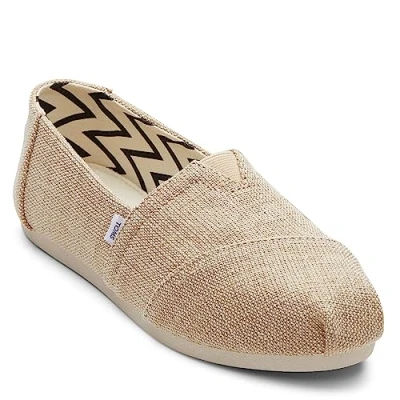 Abbildung von TOMS Slipper, Damen, Größe: 36.5, Natural Textil
