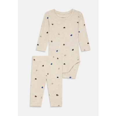 Abbildung von Name it Nbfnutti SET Leggings Hosen für Kinder, Größe: 56, Peyote melange