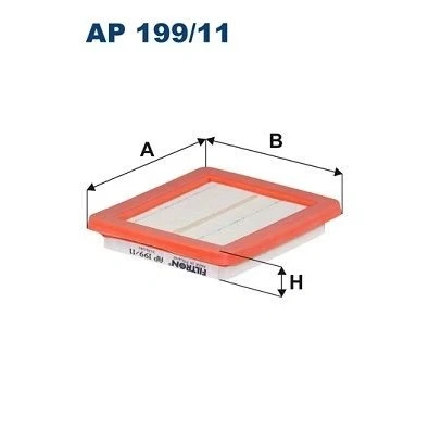 Abbildung von FILTRON AP 199/11 Luftfilter 22 115 133 Filtereinsatz