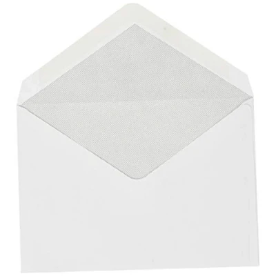 Abbildung von Briefumschläge, C6, 114 x 162, 80 g/m², gummiert, 500 Stück