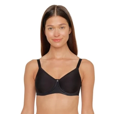 Abbildung von Susa Damen Spacer Bügel Catania Comfort T Shirt BH, Blickdicht, Schwarz (Schwarz 004), 75E
