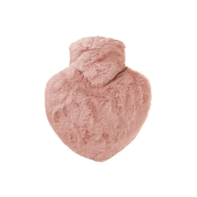 Abbildung von Hugo Frosch Wärmflasche Herz 1,0 l mit Flauschbezug Rosé
