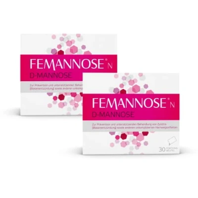 Abbildung von FEMANNOSE N 30 x Trinkgranulat mit 2.000 mg D Mannose und Preiselbeer Extrakt für die Blase (2 30)