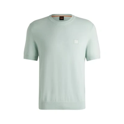 Abbildung von BOSS Kanache Tshirt basic, Herren, Größe: 3XL, Open blue