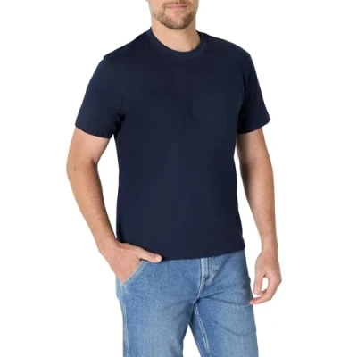 Abbildung von Amazon Essentials Herren T Shirt mit lockerer Passform, Marineblau, L