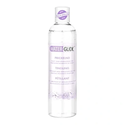 Abbildung von Waterglide Gleitgel Prickelnd Wasserbasiertes für länger anhaltenden Spaß Vegan Geeignet Sexspielzeug und Kondome 300 ml