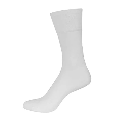 Abbildung von Nur Der Herren Baumwolle Aktiv Aus Atmungsaktiver Mit Gepolsterter Sohle Sportsocke Socken, Weiß, 39 42 EU